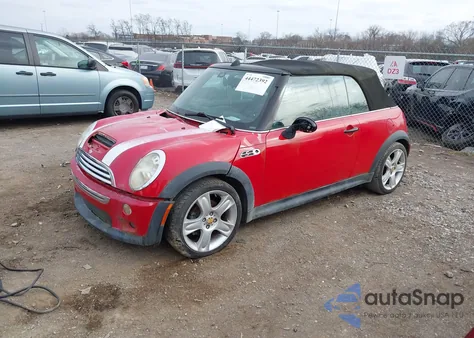 2008 Mini Cooper S z USA, uszkodzony, nr VIN WMWRH33538TL97042